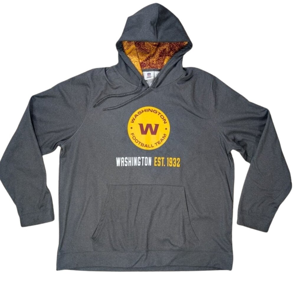 Washington Football Team Hoodie XXL Gray Zubaz NFL